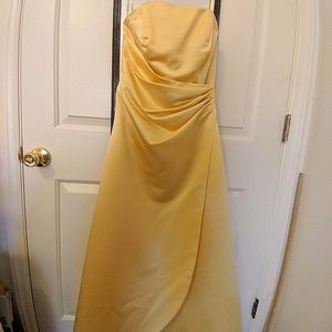 David's Bridal Yellow Dress